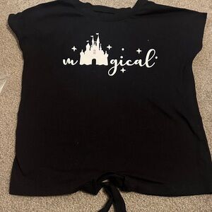Magical Disney Black Kids T-Shirt 7/8